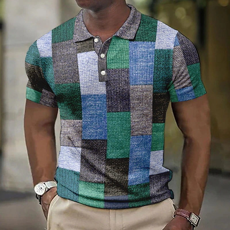 Raffaele™ MULTIKOLORNA POLO SRAZ IN MODERNIM STILOM