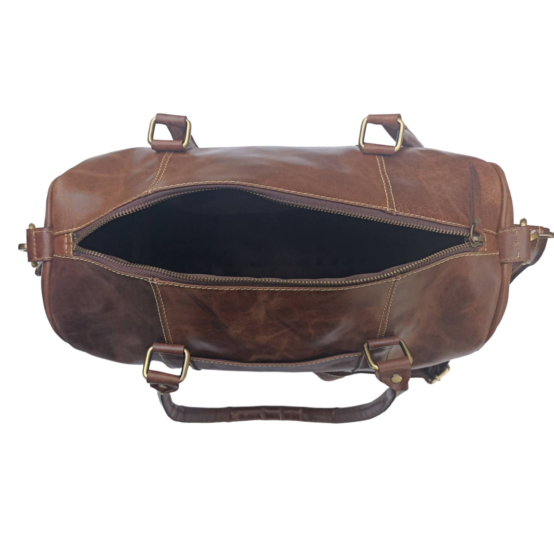 Hullu Hobuse Usnjena Mini Duffel Torba
