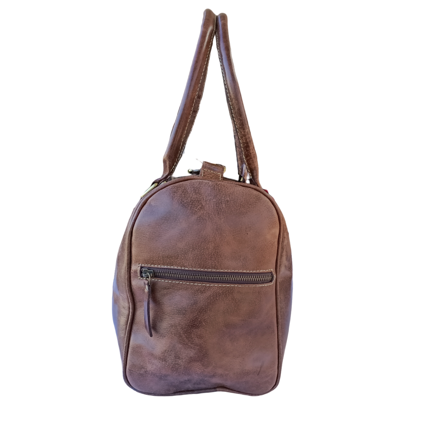 Hullu Hobuse Usnjena Mini Duffel Torba