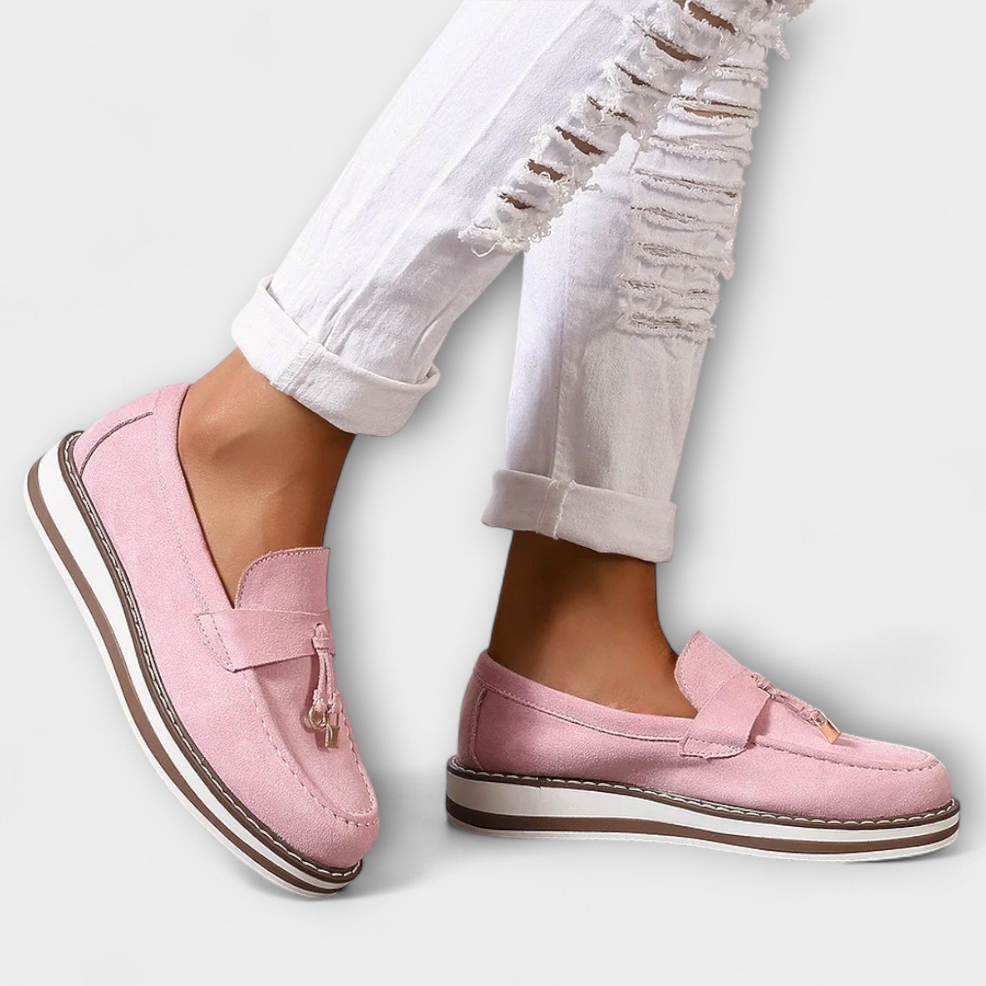 Halo – Casual Loafers z Okroglo Nosom