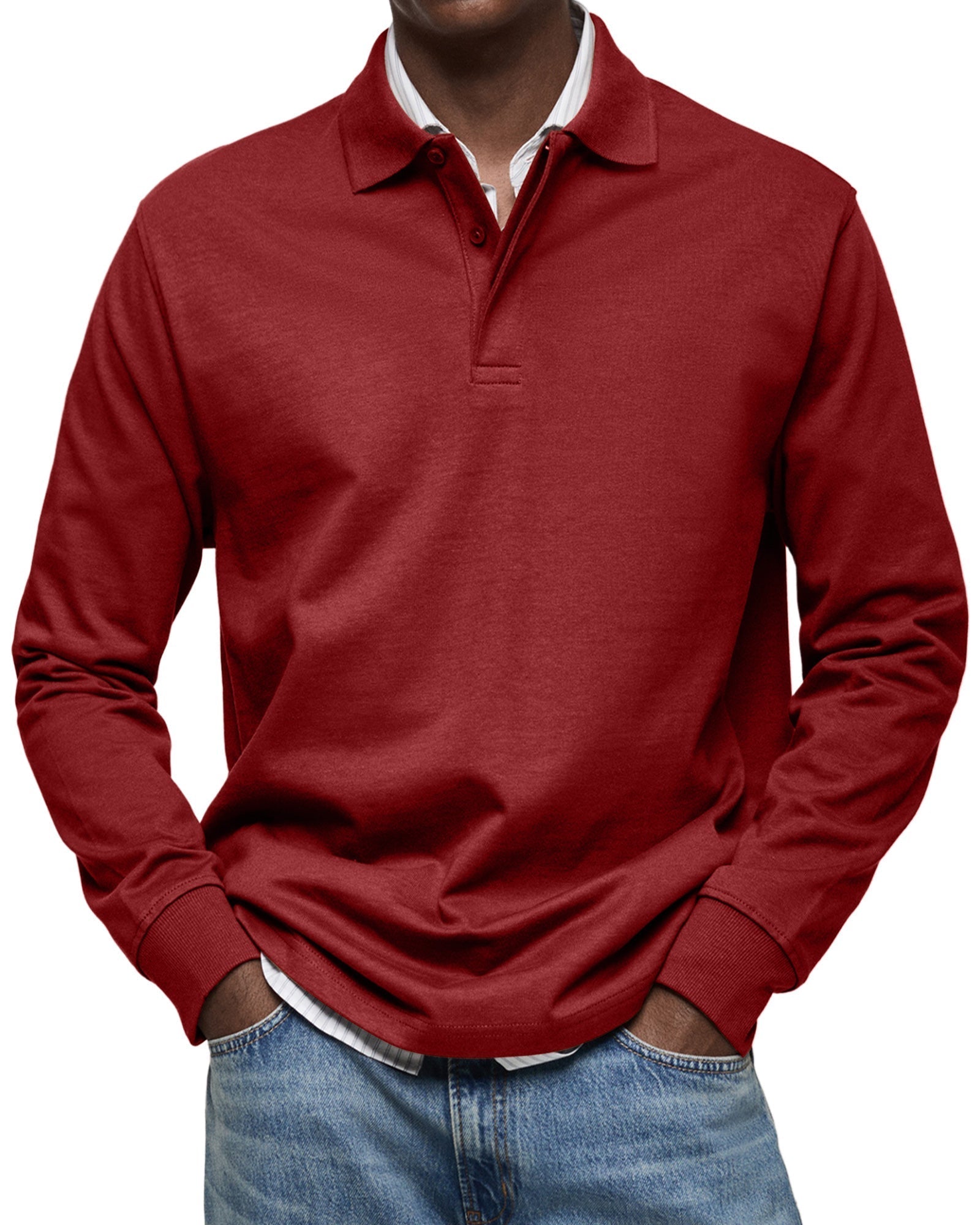 Alexandre™ casual polo s dolgimi rokavi