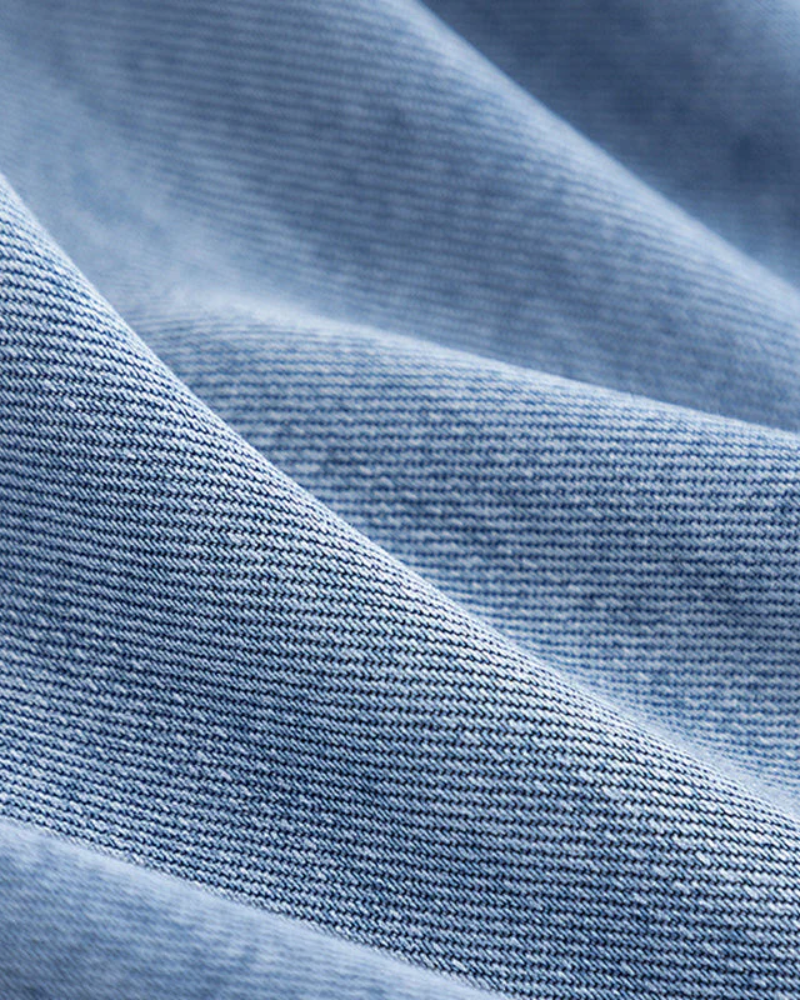 Sara - Denim in kamelji plašč