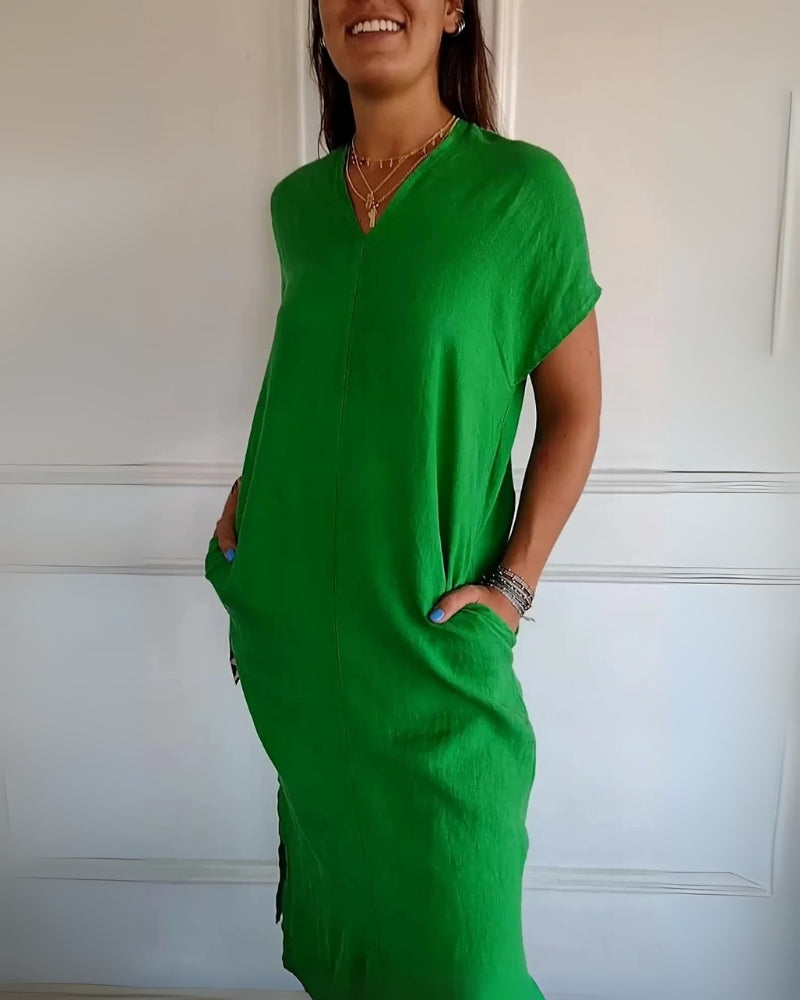 Avine™ – Poletna Obleka z Enostavno Eleganco