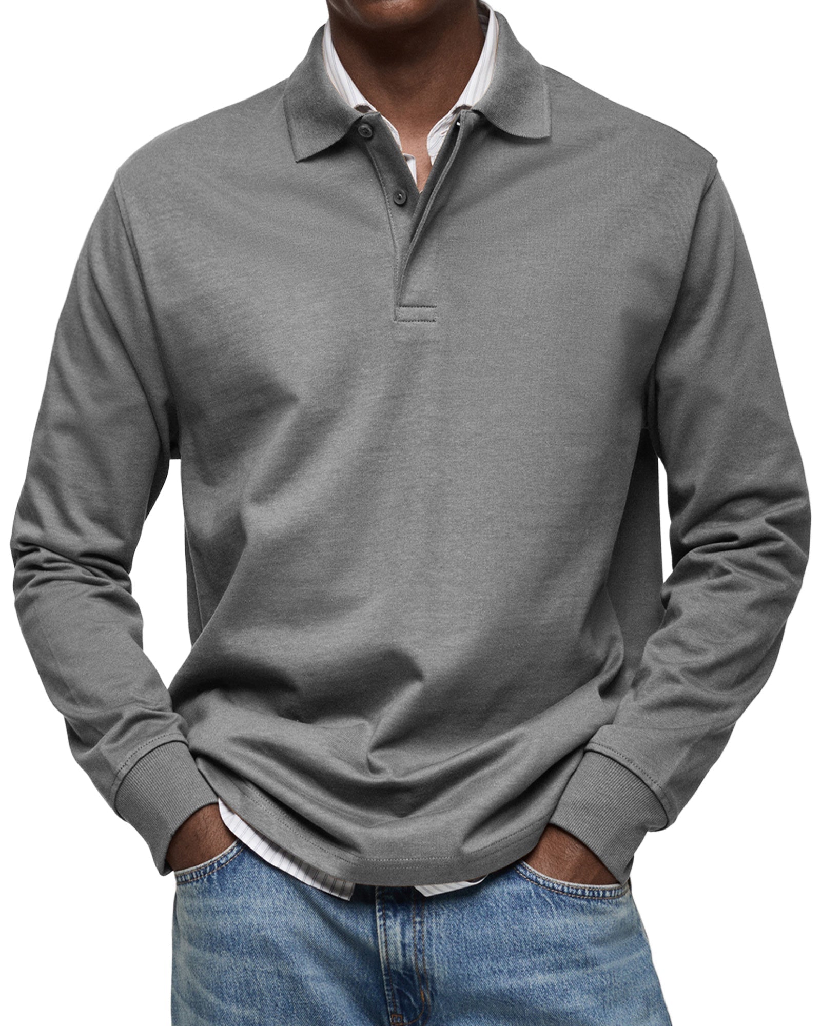 Alexandre™ casual polo s dolgimi rokavi