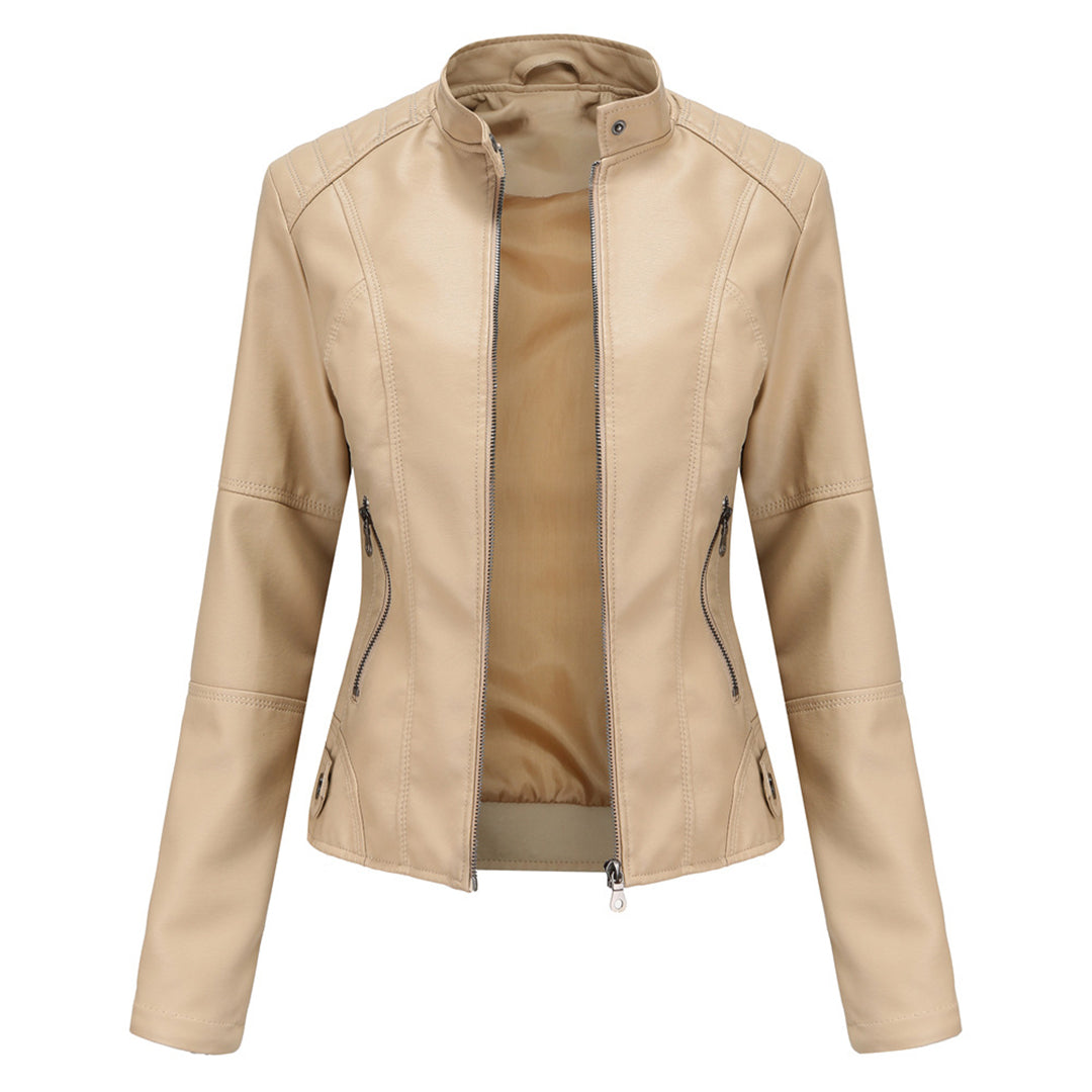 Milena™ - Eleganten usnjen jopič