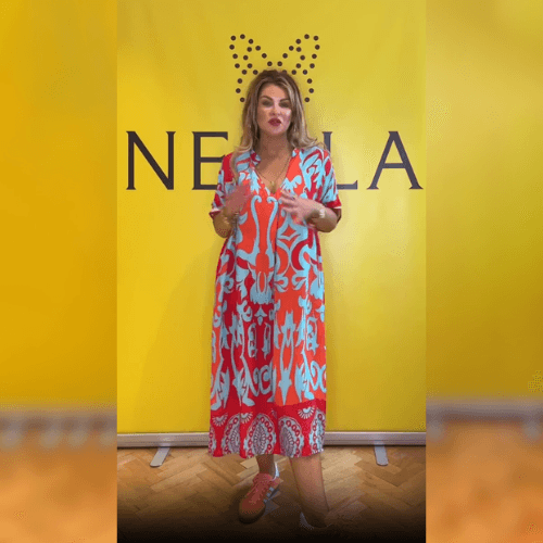 Mila™ - Elegantna cvetlična obleka
