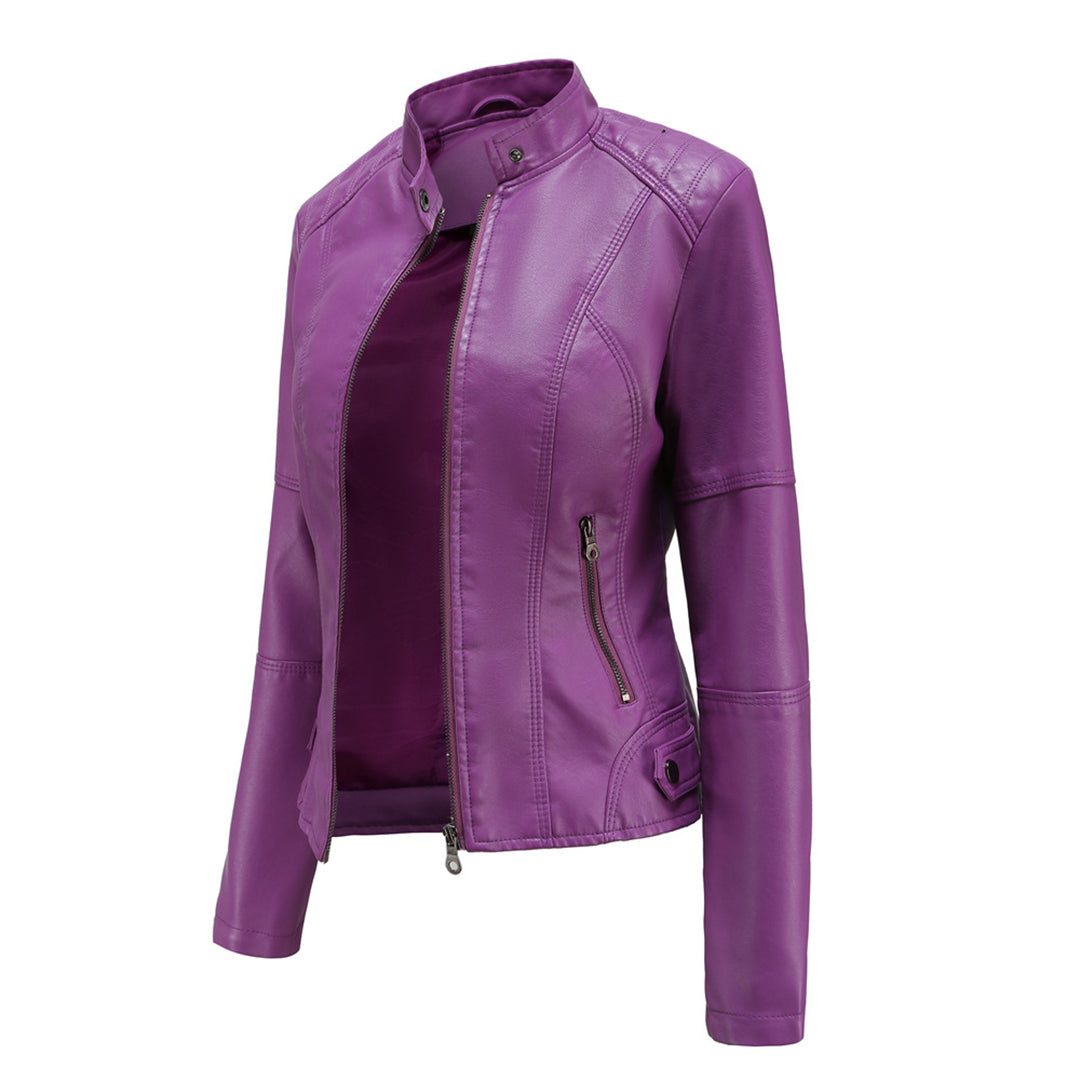 Milena™ - Eleganten usnjen jopič