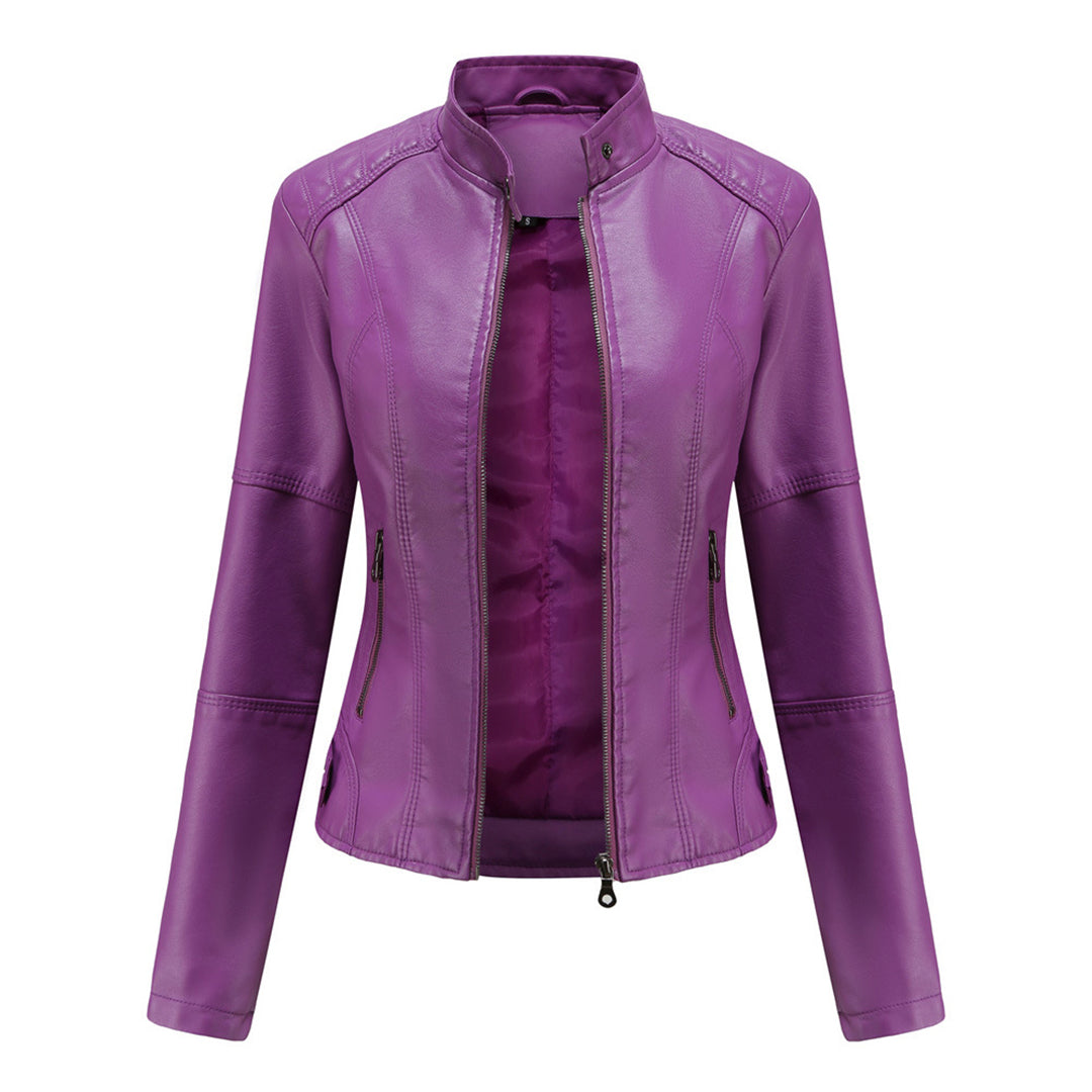 Milena™ - Eleganten usnjen jopič
