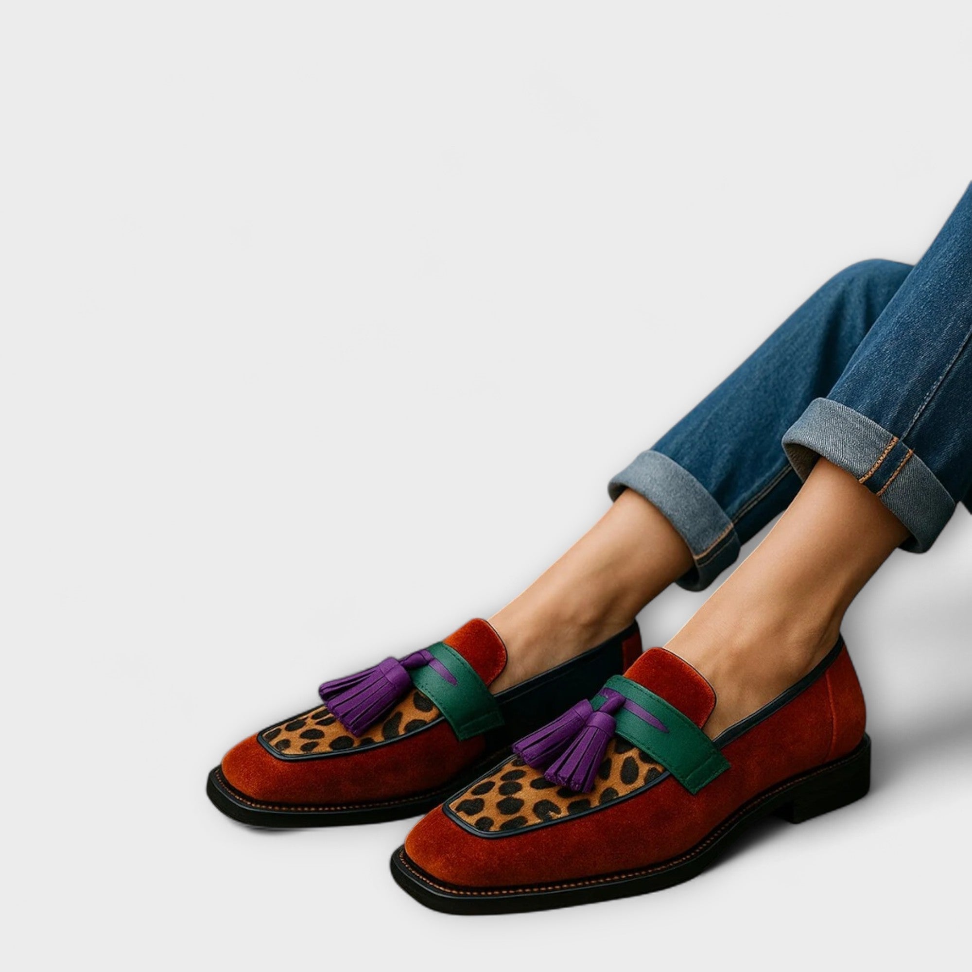 Ione – Večbarvni loafers