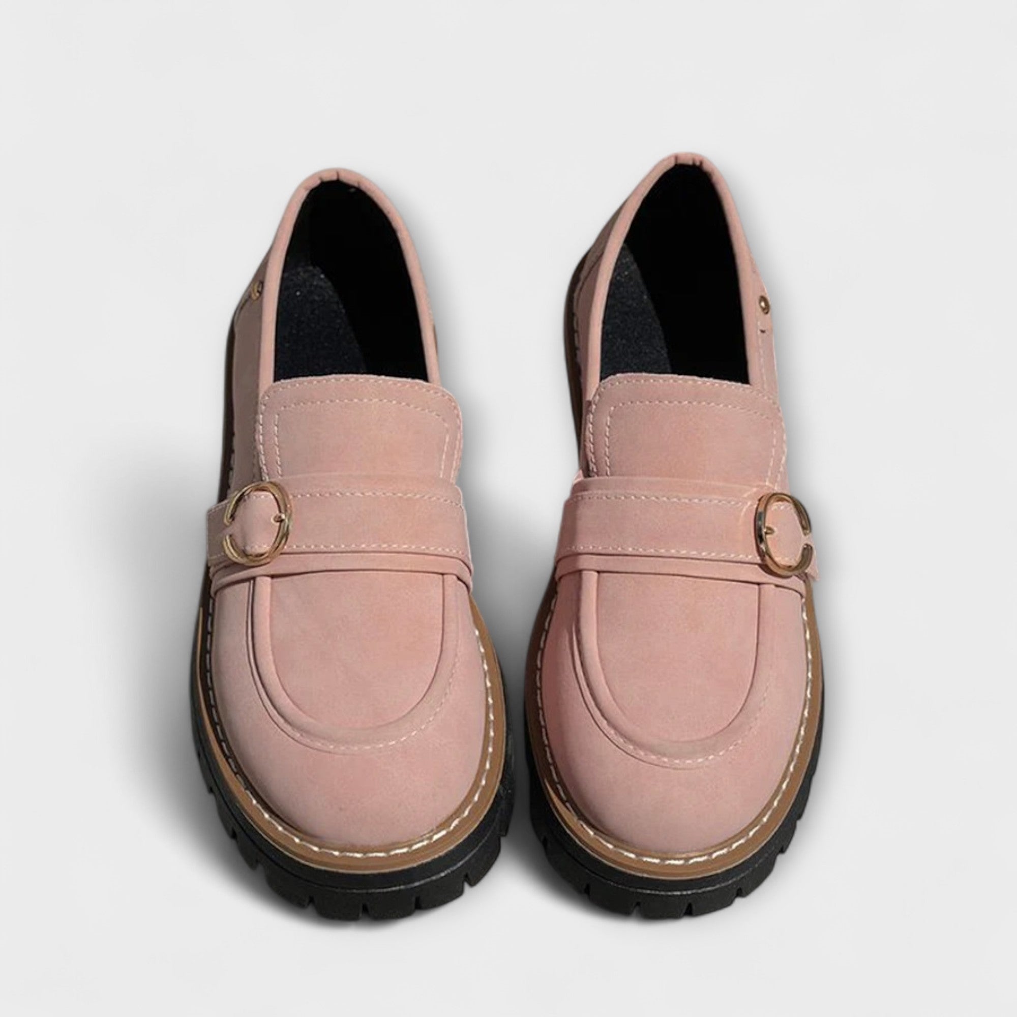 Lora – Casual Loafers z Okroglo Nosom