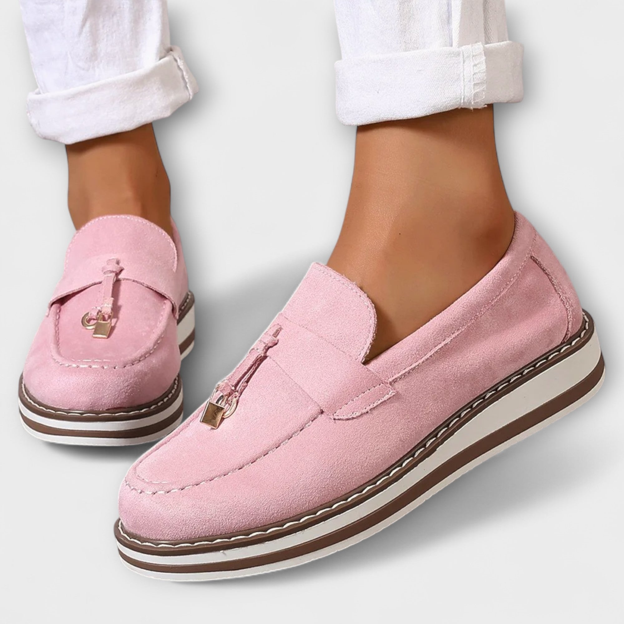 Halo – Casual Loafers z Okroglo Nosom