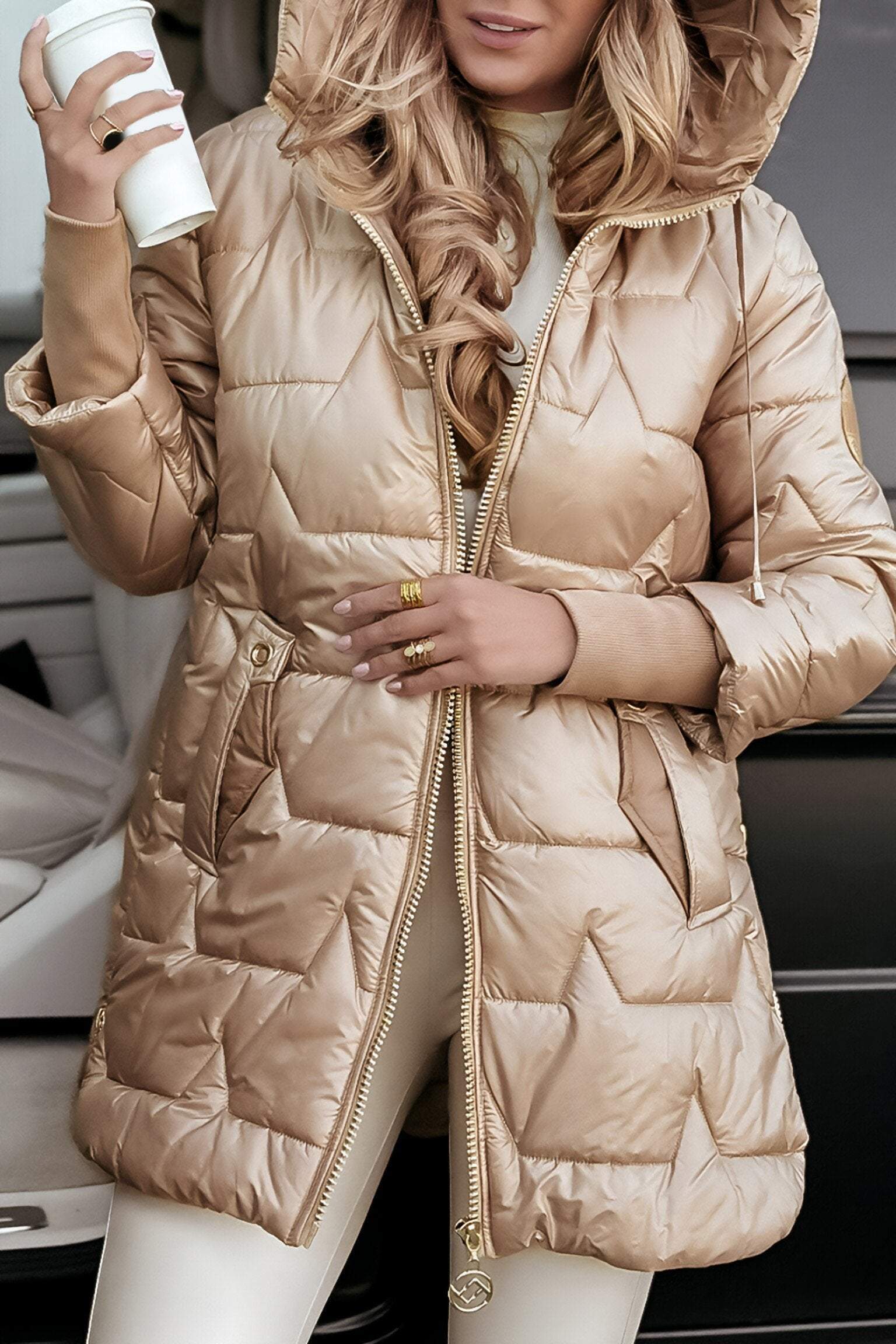 Astrid™ | bombažni jesenski plašč