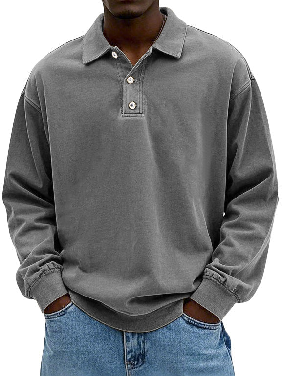 Matteo™ Moška polo majica z dolgimi rokavi
