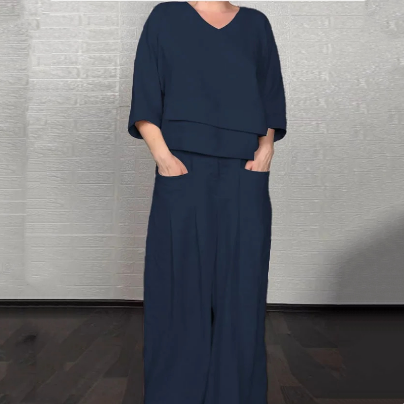 VALENTINA | Set 2 Kosa z Ohlapnim Krojem in Minimalističnim Slogom za Vsak Dan